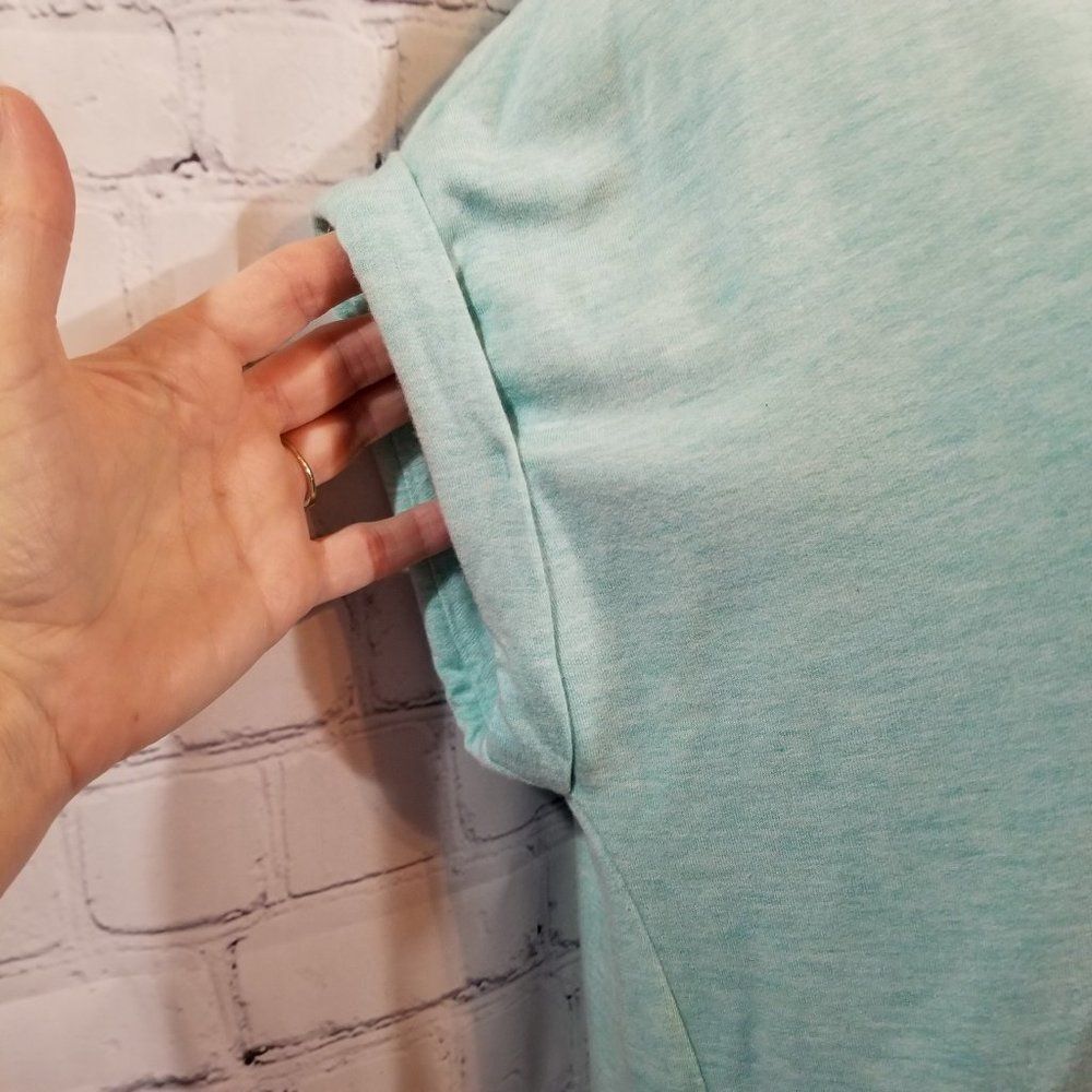 Z by Zobha Super Cozy and Soft Blue V Neck Tee Size XL/EG - Picture 4 of 6